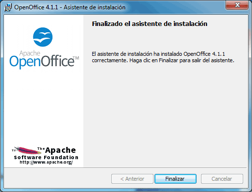 Instalación OpenOffice