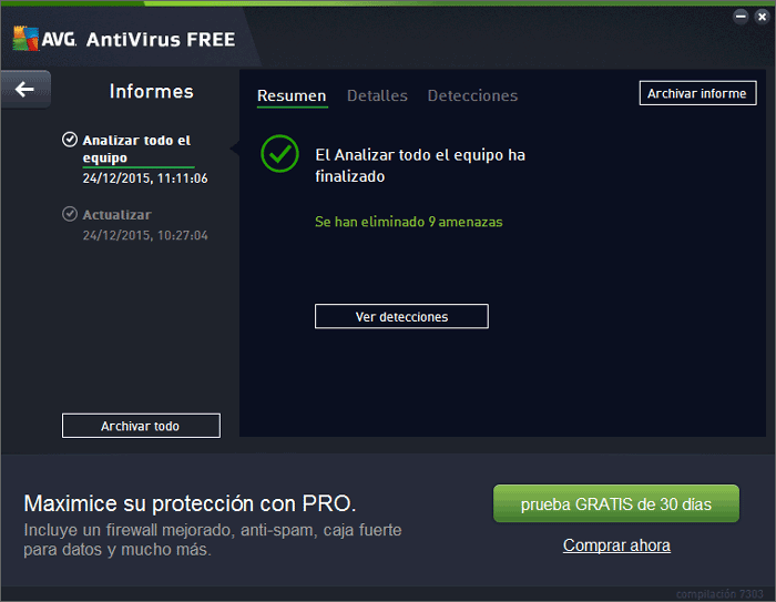 Descargar AVG Antivirus Free 32 bits