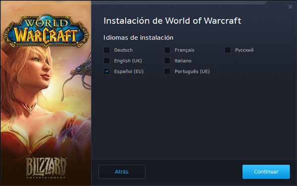 Instalación World of Warcraft