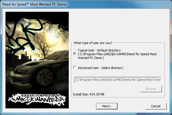 Instalación Need for Speed Most Wanted