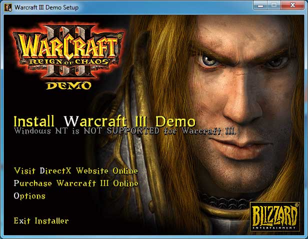 Instalación Warcraft 3
