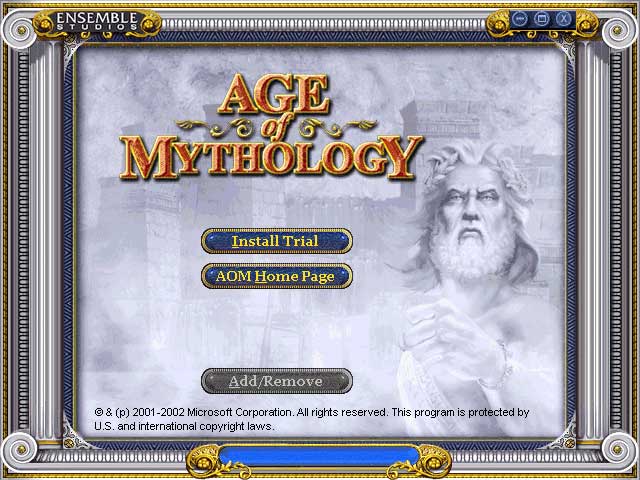 Instalación Age of Mythology